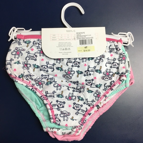 NWT Rene Rofe Underwear Set - Girls Size 4 or Size 6 - Picture 2 of 10